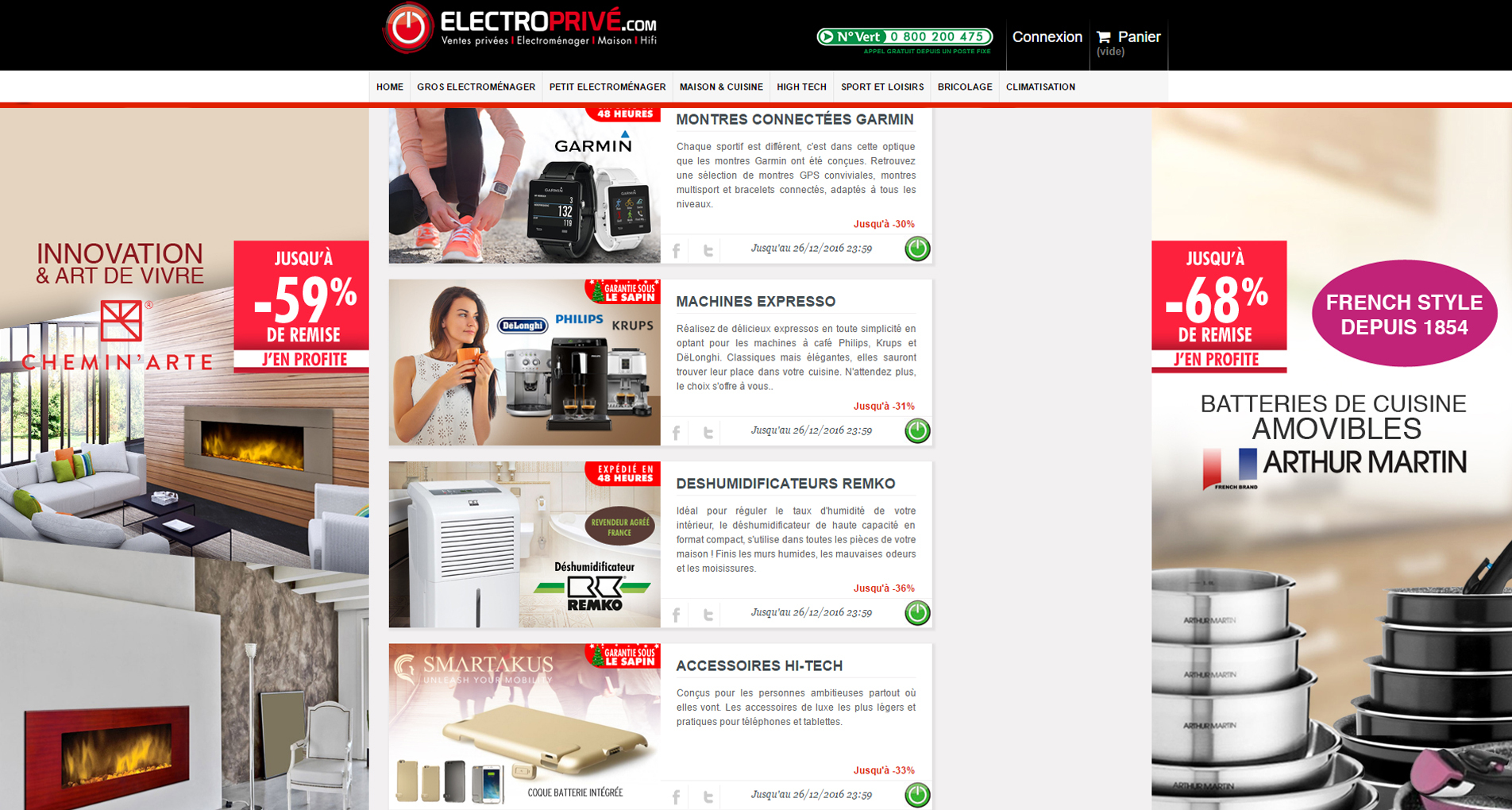 Site web electroprivé