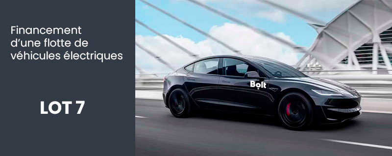 Financement structuré d'une flotte de véhicules électriques - Lot 7