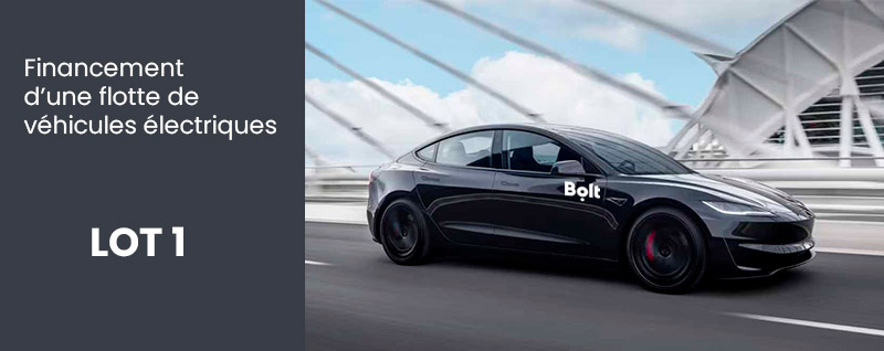 Financement structuré d'une flotte de véhicules électriques -  Lot 1