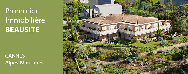 Opération de promotion immobilière au 26 chemin Beausite à Cannes